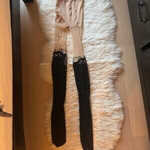 🐈‍⬛ Black Cat Tights | Novelty Halloween Tights | Worn Once